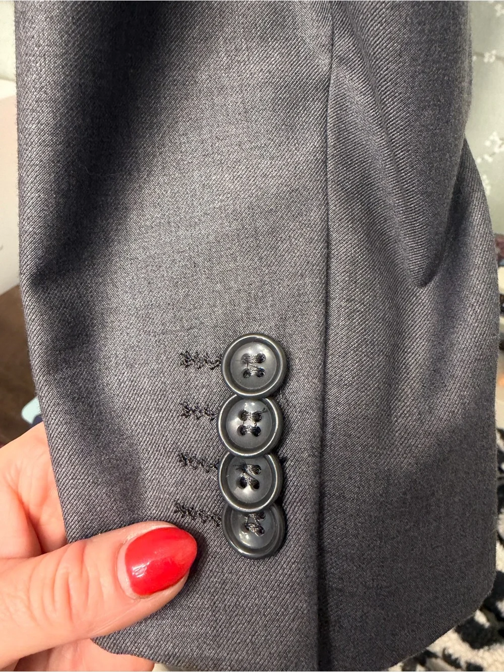 Demantie Italy Men's Gray Dress Suit Jacket & Pants